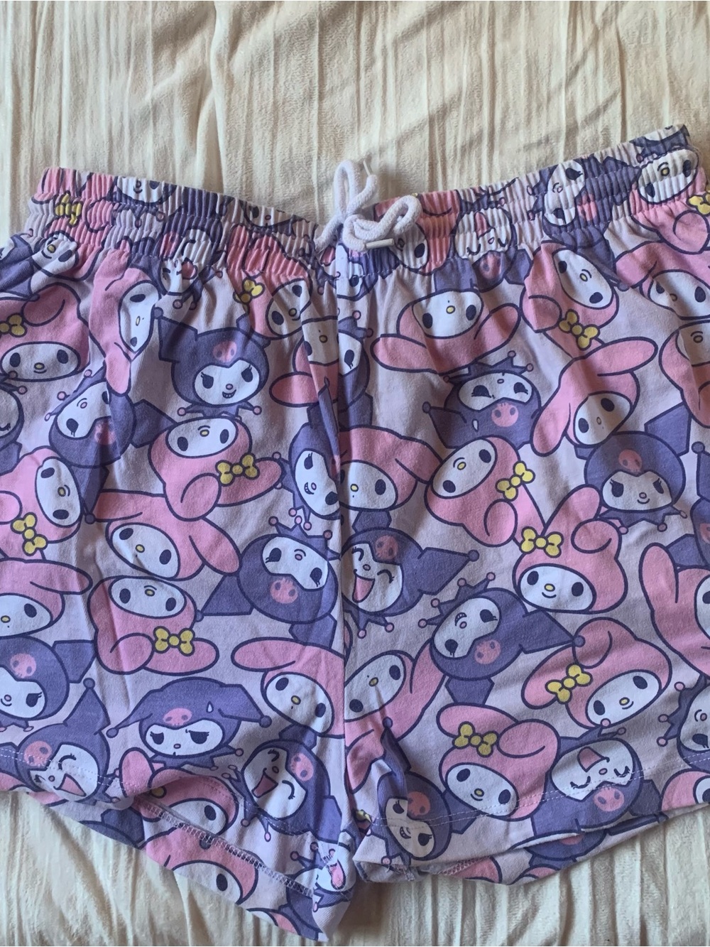 Sanrio Pink and Purple My Melody & Kuromi Shorts